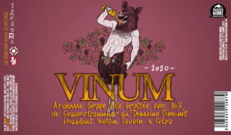 VINUM – Grape Ale Vendanges 2020- Gewurztraminer – Sold Out